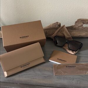 Burberry Brown Polarized Sunglasses